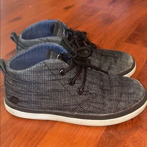 Boys dark denim casual shoes